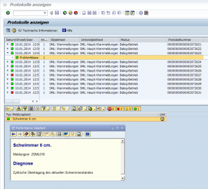 Sondenmeldungen im SAP® Applikationslog